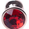 Анальний затор Boss Series - Jewellery Red Gold PLUG Red S, BS6400109