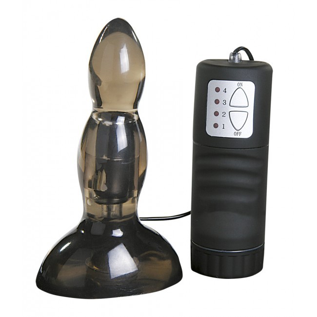 Анальная пробка с вибрацией Kinx Deep Sea Vibrating Butt Plug, 9,5х3 см