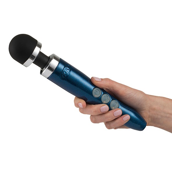 Масажер-мікрофон Doxy Die Cast 3R Wand Vibrator - синій