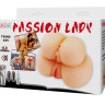 Мега мастурбатор з подвійною вібрацією та звуковим супроводом BAILI - Two Passion Lady Vagina And Ass Vibrating, BM-009136PL