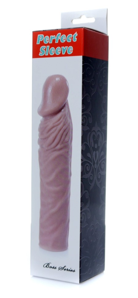 Насадка презерватив подовжує Boss Series - Perfect Sleeve Mulatto (extends 4 cm), BS6700082