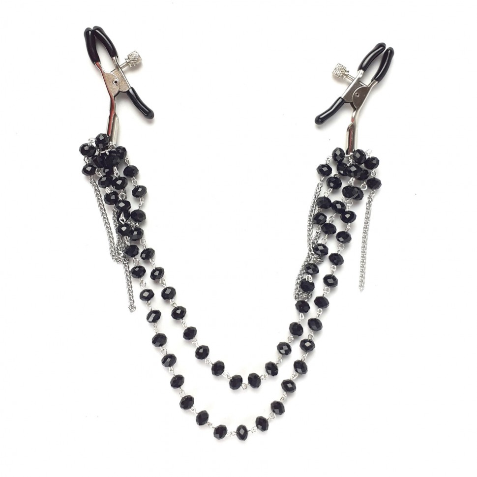 Затискач для сосків Art of Sex - Nipple clamps Sexy Jewelry Black