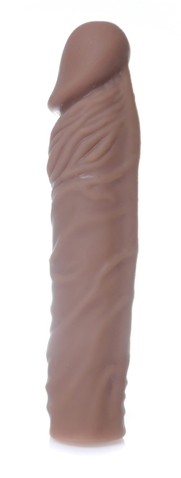 Насадка презерватив подовжує Boss Series - Perfect Sleeve Mulatto (extends 4 cm), BS6700097