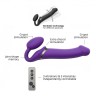Безремневий страпон з вібрацією, Strap On Me-Strapless Vibrating, фіолетовий, 19 х 3.7 см