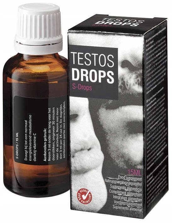 Збудливі краплі для чоловіків Testos Drops (15 ml)