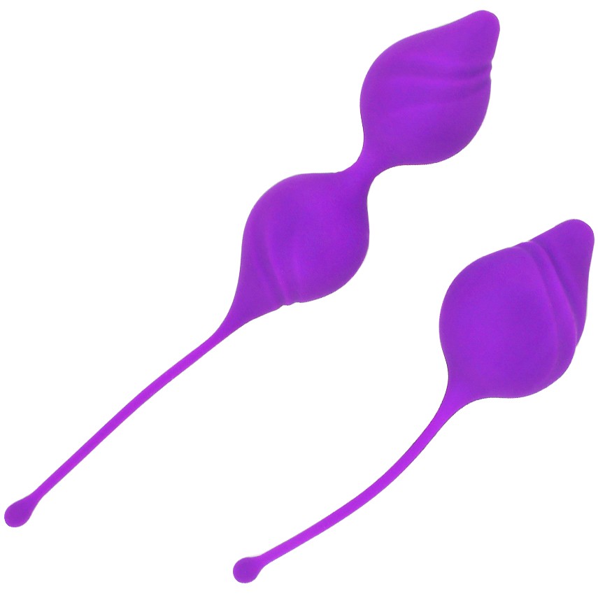 Набір вагінальних кульок Duo Ball колір фіолетовий