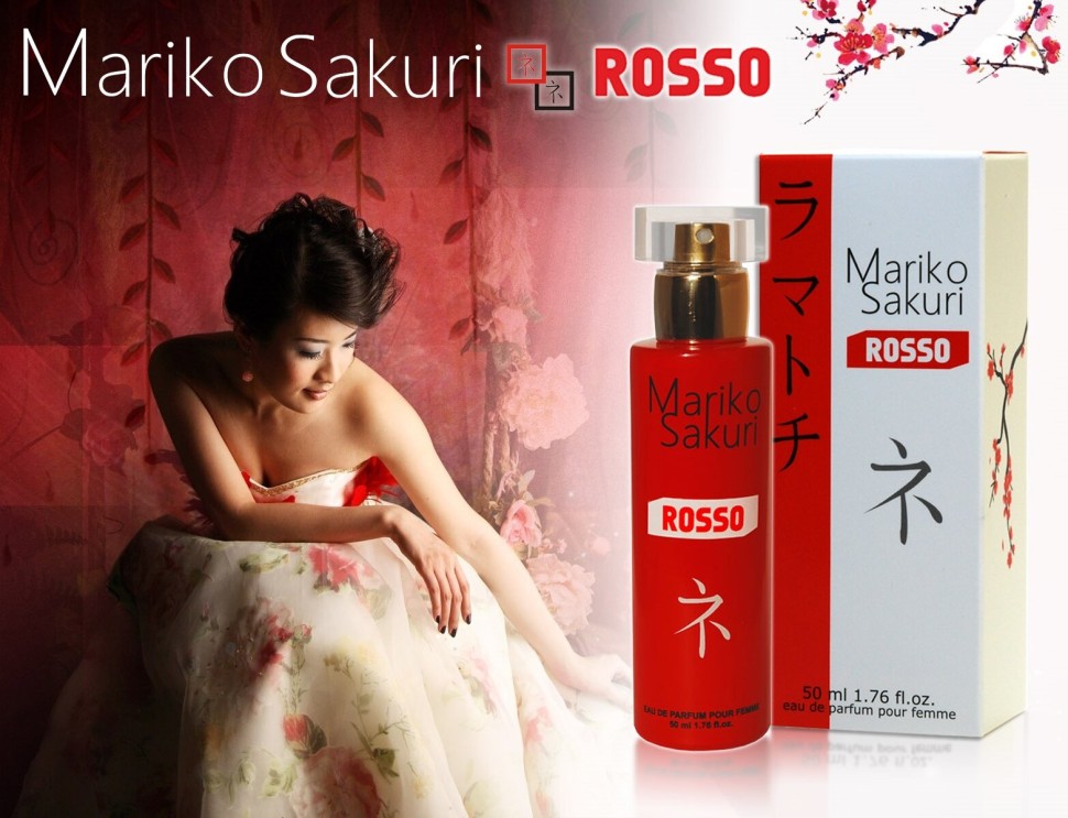 Духи з феромонами для жінок Mariko SAKURI ROSSO, 50 ml