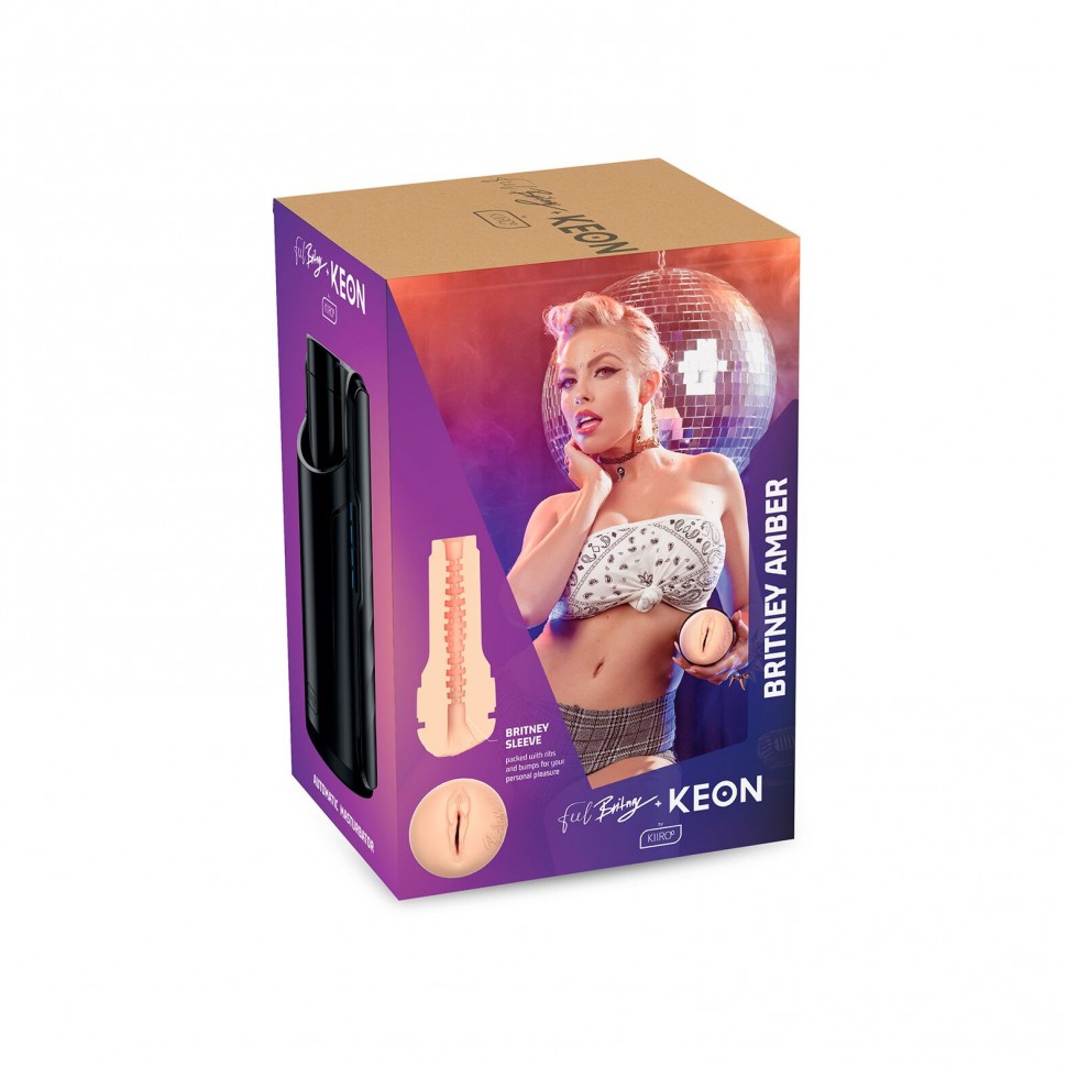 Інтерактивна секс-машина для чоловіків Kiiroo Keon Kombo Set з мастурбатором Feel Britney