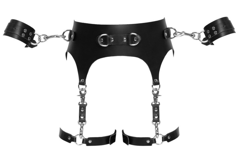 Пояс із фіксаторами Leather Suspender Belt S/M ZADO
