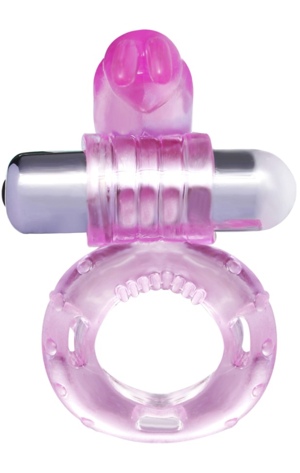 Ерекційне кільце Cuddle Vibro Pro 7 режимів вібрації колір рожевий