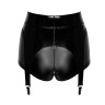 Шортики Noir Handmade F325 Glam suspender wetlook and vinyl shorts - XL