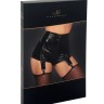 Шортики Noir Handmade F325 Glam suspender wetlook and vinyl shorts - XL