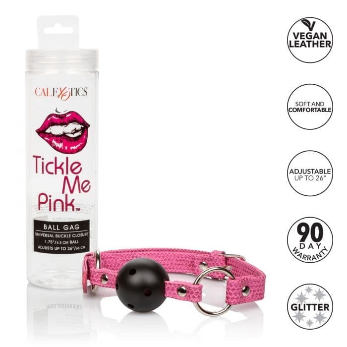 CalExotics Tickle Me Pink Ball Gag - кляп с шариком