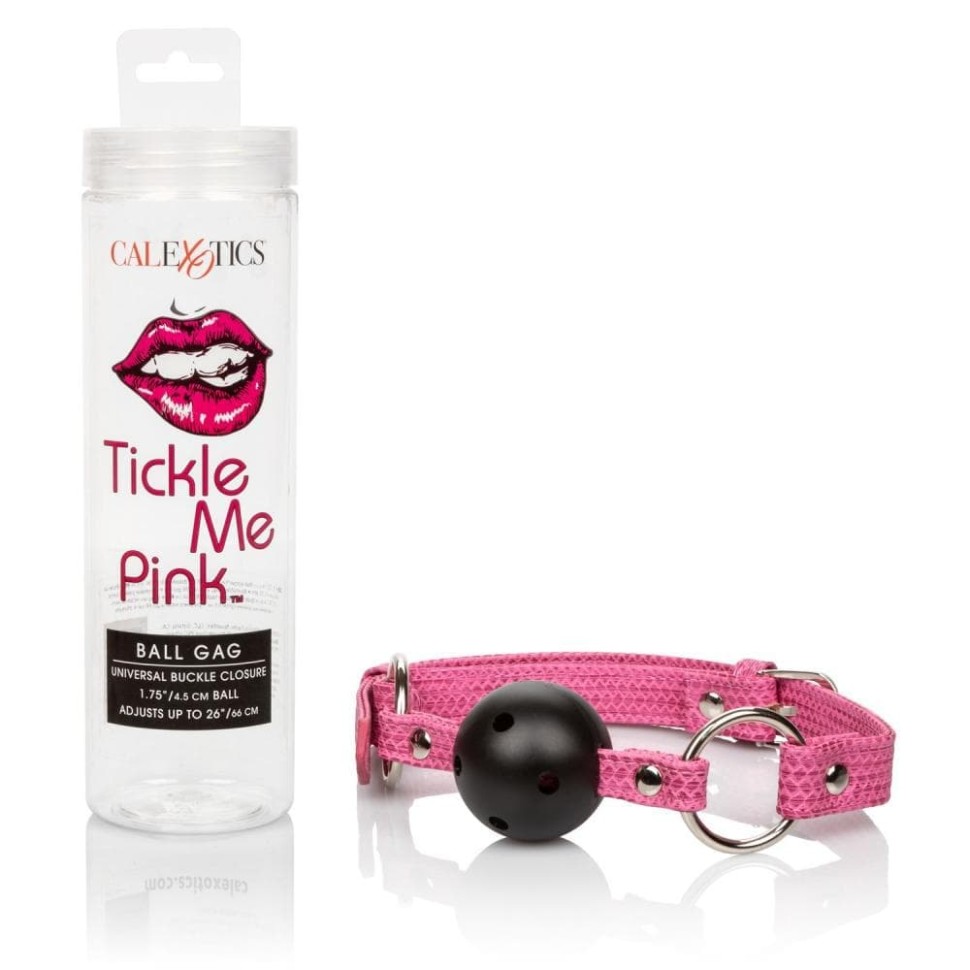 CalExotics Tickle Me Pink Ball Gag - кляп с шариком