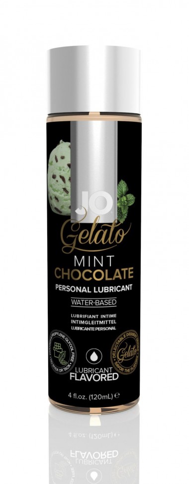 Змазка на водній основі System JO GELATO Mint Chocolate (120 мл) без цукру, парабенів та пропіленглі