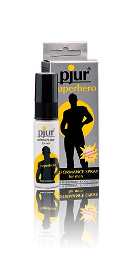 Пролонгувальний спрей pjur Superhero Spray 20 мл, всотується в шкіру, натуральні компоненти