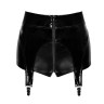 Шортики Noir Handmade F325 Glam suspender wetlook and vinyl shorts - 3XL
