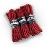 Бавовняна мотузка для шібарі Feral Feelings Shibari Rope, 8 м червона