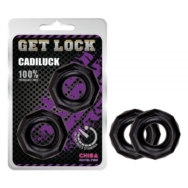 Кольцо эрекционное Get Lock Cadiluck, Black