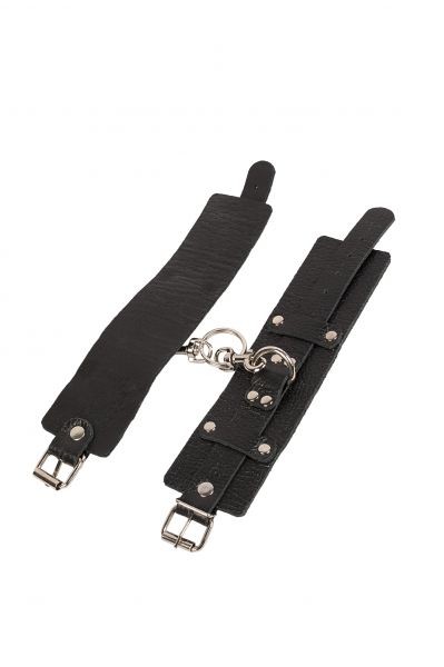 Наручники Leather Dominant Hand Cuffs, Black