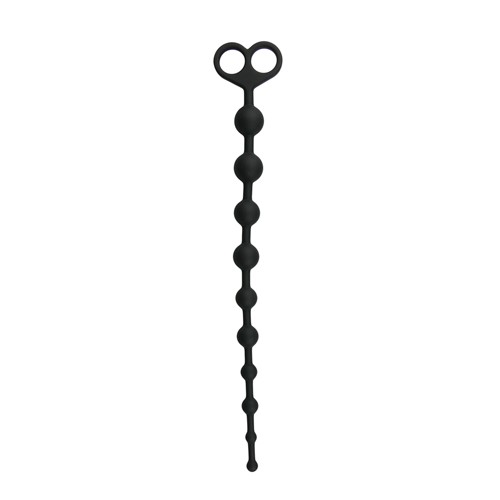 Анальні намисто Long Anal Beads чорні, 33.5 см x 2.5 см