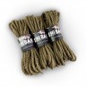 Джутова мотузка для шібарі Feral Feelings Shibari Rope, 8 м сіра