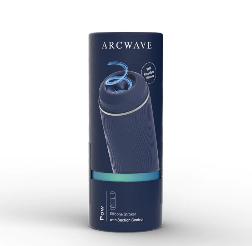 Мастурбатор преміум-класу з контролем всмоктування Arcwave Pow Stroker Blue