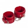 Наручники Leather Dominant Hand Cuffs, Red