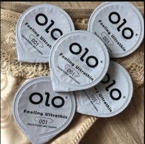 Презервативи OLO з гіалуроновим мастилом (по 1 шт)