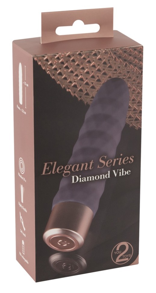 Екстравагантний вібратор із 10 режимами вібрації Elegant Diamond Vibe