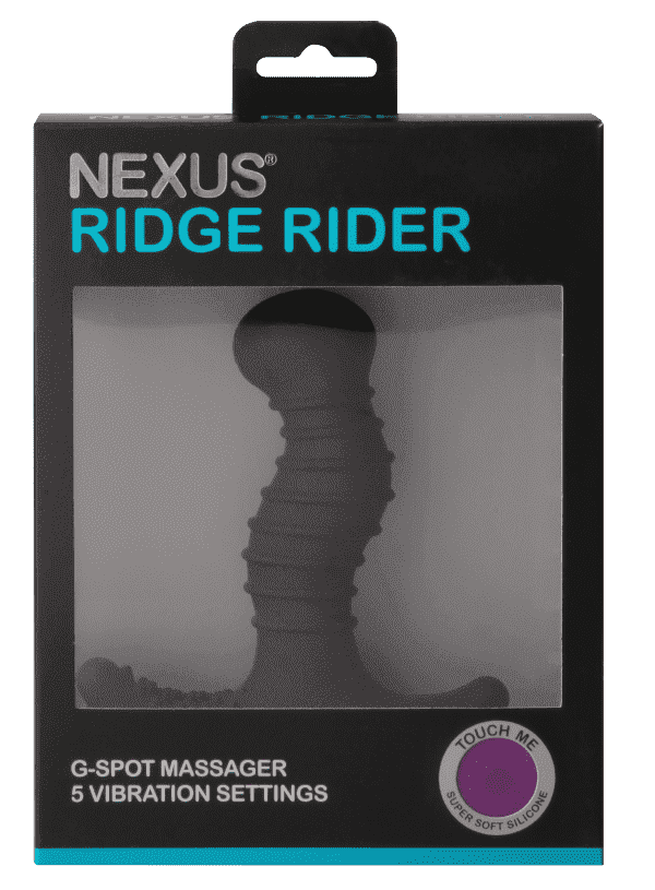 Массажер простаты Nexus - Ridge Rider Black, 9.5х3.5 см (черный)