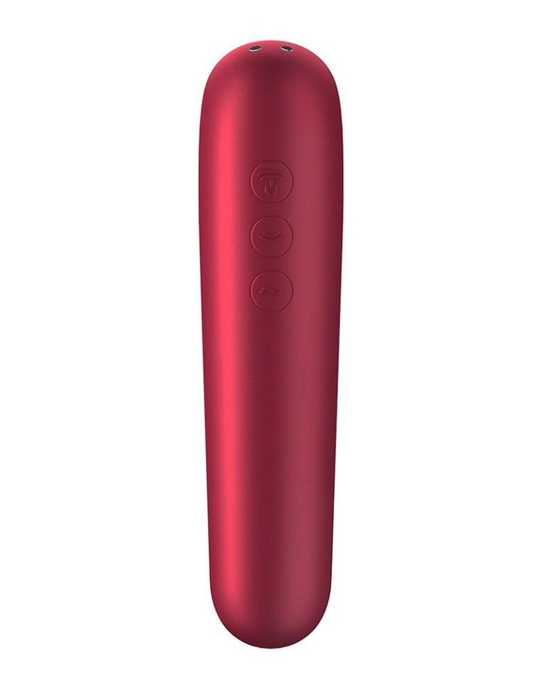 Смарт вибратор и вакуумный стимулятор 2-в-1 Satisfyer Dual Love Pink (мятая упаковка)
