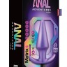 Анальна пробка з вібрацією Anal Adventures Blush, силіконова, фіолетова, 12.7 х 3.8 см