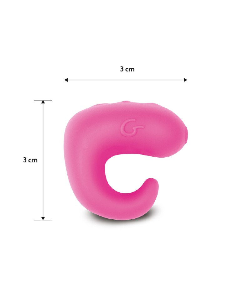 Gvibe Gring - Мини-вибратор на палец, 3 см (розовый)