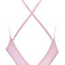 Ніжний рожевий боді з глибоким вирізом Kissable S/M