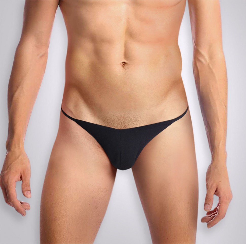 Чоловічі трусики XS-2XL з силіконовою анальною пробкою Art Sex - Sexy Panties plug size M Black