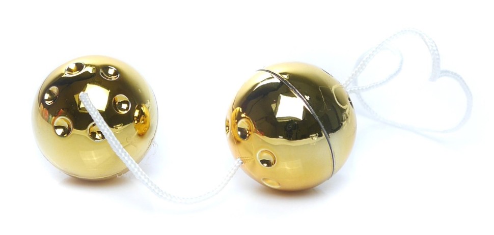 Вагінальні кульки Duo balls Gold, BS6700022