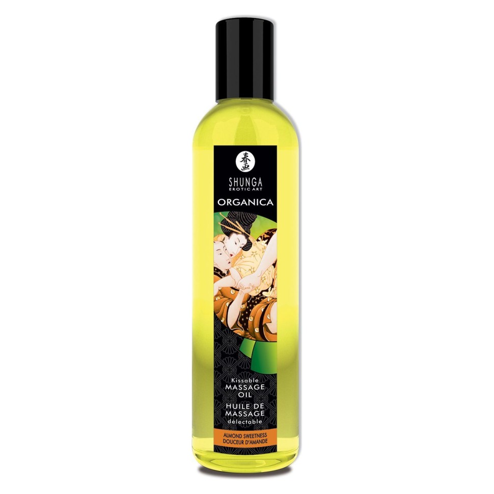 Органическое массажное масло Shunga ORGANICA - Almond Sweetness (250 мл) с витамином Е
