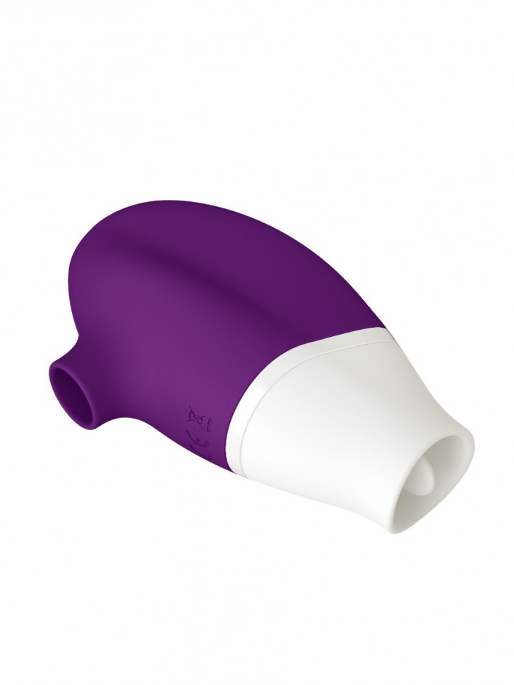 Мистер Факер Jubie - вакуумная стимуляция с язычком 2в1, 8.7x5.3 см (фиолетовый)