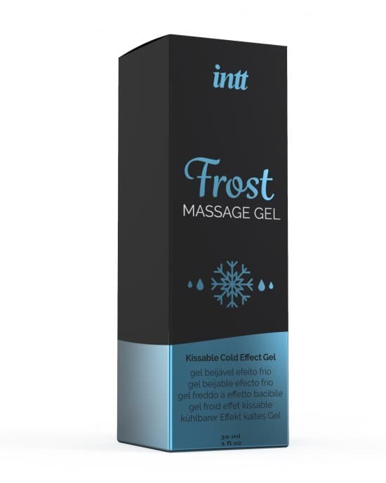 Intt Frost Gel - съедобный массажный гель мята, 30 мл