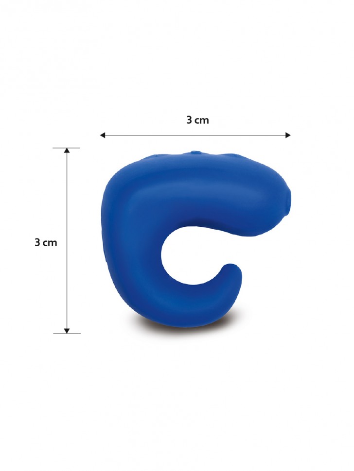 Gvibe Gring - Мини-вибратор на палец, 3 см (синий)