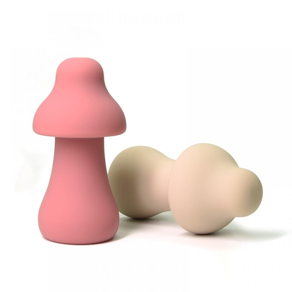 Вібратор для клітора у формі грибочка Sweet Em Velvet Lure Рожевий 9.4 см*5 см