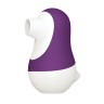 Мистер Факер Pinguino - 2в1 вакуумный стимулятор с подвижным язычком, 9.4x6.2 см (фиолетовый)