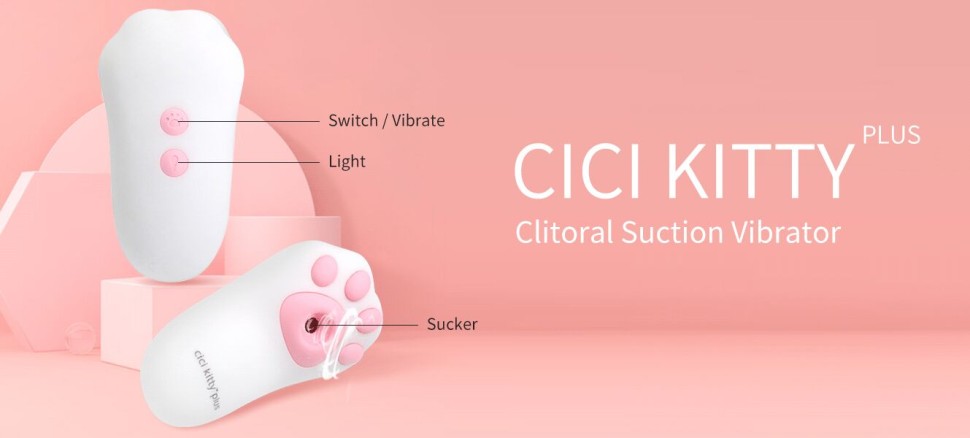 Вакуумний кліторальний стимулятор Otouch Cici Kity Plus з вібрацією