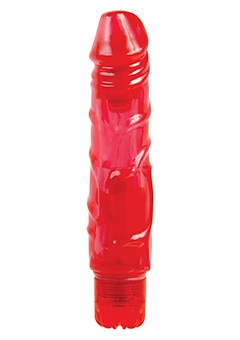 Красный вибратор Easy O Red Rocket, 17х3 см