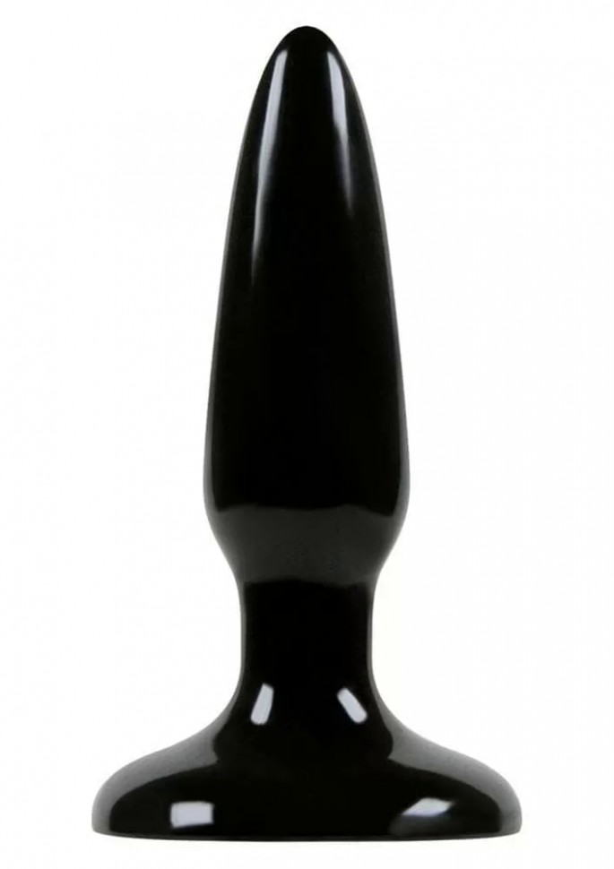 Анальная пробка Pleasure Plug Mini, 8,5х2,2 см (черный)
