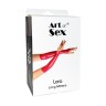 Вінілові міттинки Art of Sex - Lora довгі, размер L, колір чорний