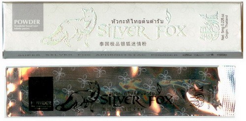 Женский возбуждающий порошок "Silver Fox", 5 мг