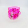 Наручники DS Fetish Handcuffs transparent pink