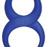 Эрекционное кольцо Rocks Off 8 Ball Blue для члена и мошонки, эластичное